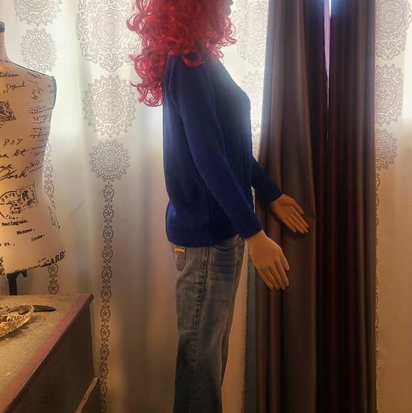 Authentic American Heritage So Villa Blue Sweater - Picture 4 of 12